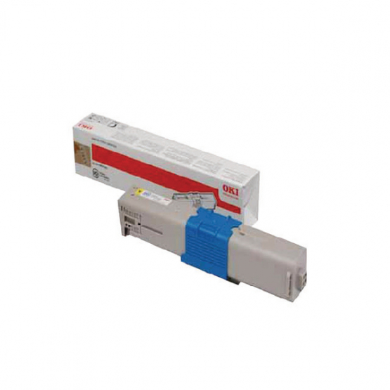 Oki C301/321 Yellow Original Toner Cartridge (44973533) 